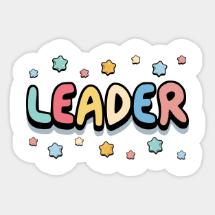 Leader Sticker